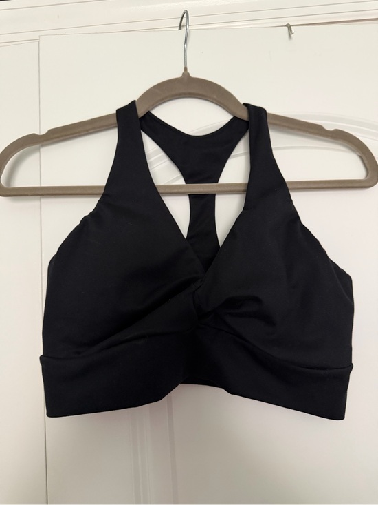 Victoria's Secret Other - Victoria's Secret Black Twist-Front Racerback Sports Bra
